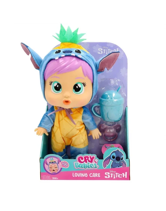 Cyb70000 Cry Babies Love And Care Stitch Kostümlü Bebek