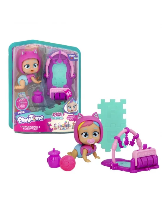 Cyp04000 Cry Babies Play Time Mini Millie Bebek Ve Aktivite Halısı
