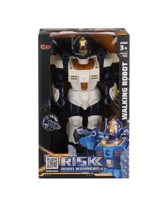 Df-6051 Işıklı Ve Müzikli Roket Atan Robot- Vardem Oyuncak