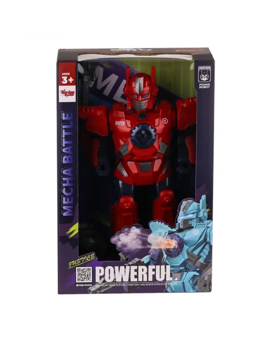 Df-6052 Işıklı Ve Müzikli Buhar Atan Robot -vardem Oyuncak