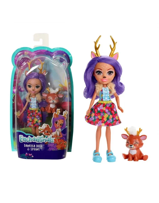 Dvh87 Enchantimals Ana Karekter Bebekler / +4 Yaş