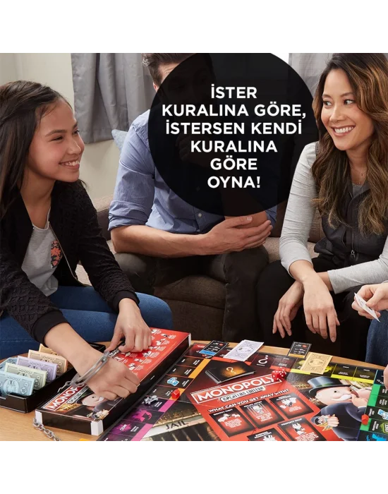 E1871 Hasbro Gaming - Monopoly Cheaters Edition +8 Yaş