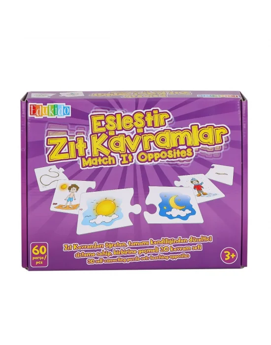 Edu-1012 Eşleştir Zıt Kavramlar -chiva