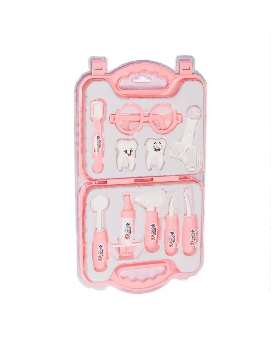 Ern-2039 Heroes Toys Çantalı Kız Dişçi Seti