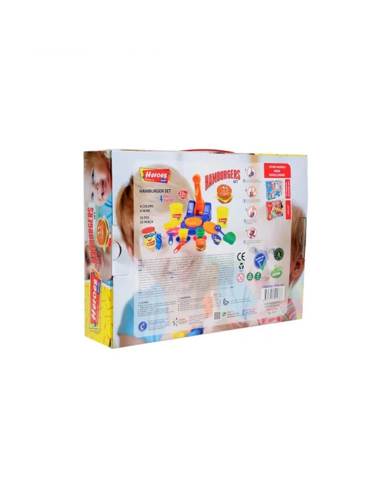 Ern-538 Heroes Hamburger Oyun Hamuru Seti