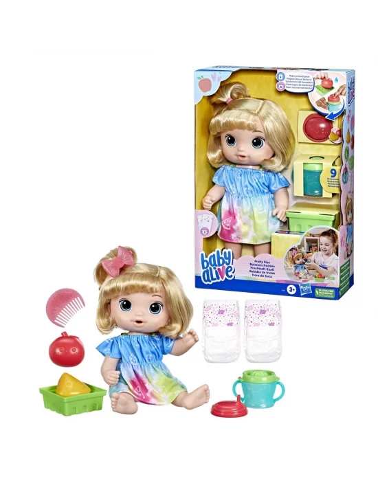 F7356 Baby Alive Bebeğim İle Eğlenceli Yudumlar Sarışın +3 Yaş