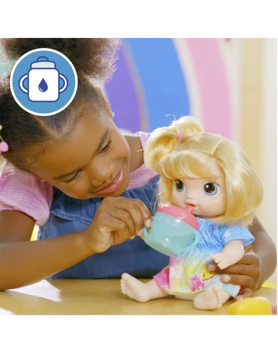 F7356 Baby Alive Bebeğim İle Eğlenceli Yudumlar Sarışın +3 Yaş