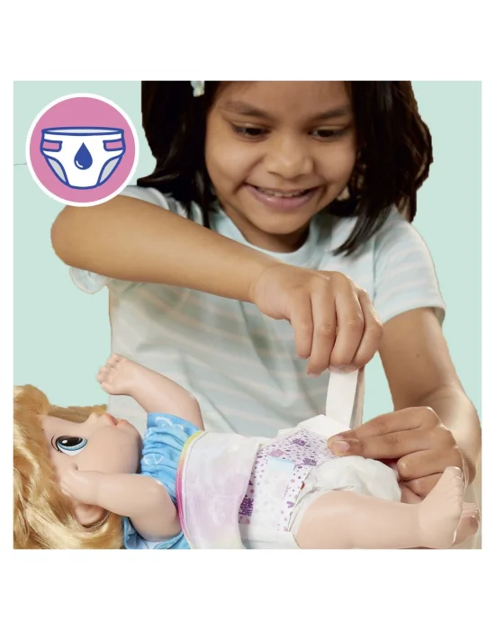 F7356 Baby Alive Bebeğim İle Eğlenceli Yudumlar Sarışın +3 Yaş