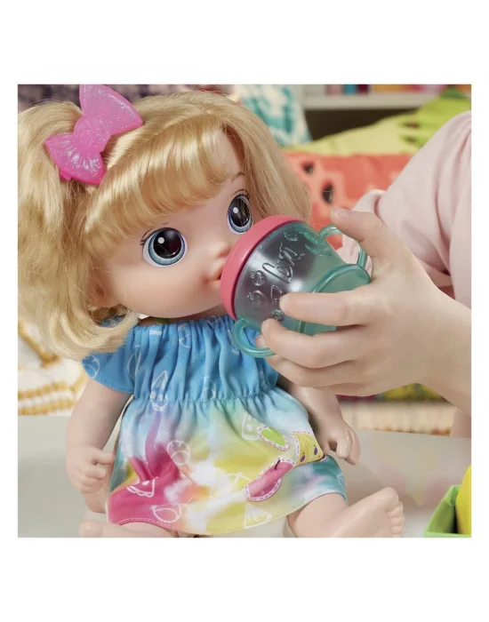 F7356 Baby Alive Bebeğim İle Eğlenceli Yudumlar Sarışın +3 Yaş