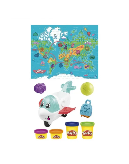 F8804 Play-doh Starters Eğlenceli Uçak Oyun Seti +3 Yaş