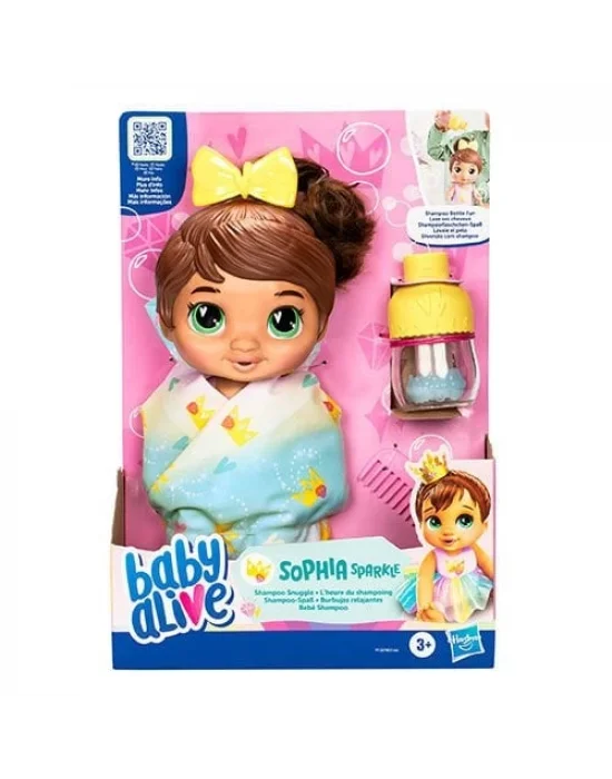 F9120 Baby Alive Şampuan Sevgisi Esmer Bebek +3 Yaş