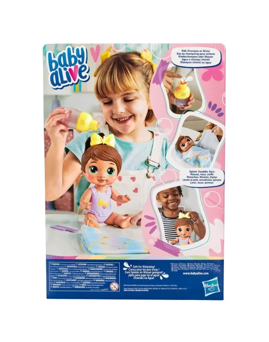 F9120 Baby Alive Şampuan Sevgisi Esmer Bebek +3 Yaş