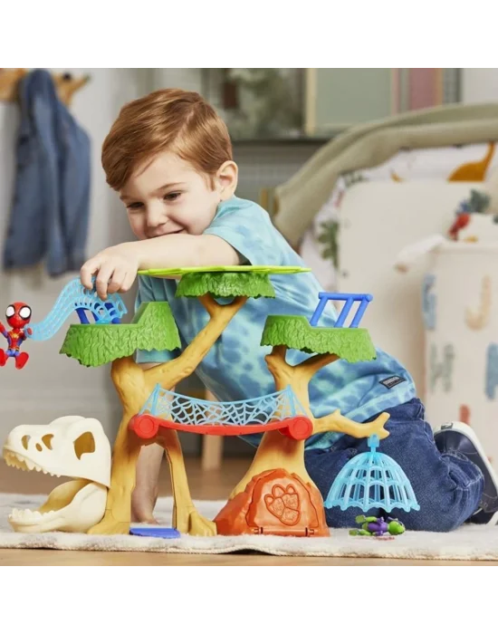 F9477 Spidey Ve İnanılmaz Arkadaşları - Dino Webs Ağaç Evi Set