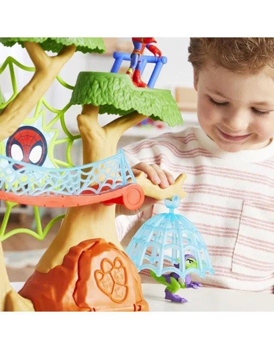 F9477 Spidey Ve İnanılmaz Arkadaşları - Dino Webs Ağaç Evi Set