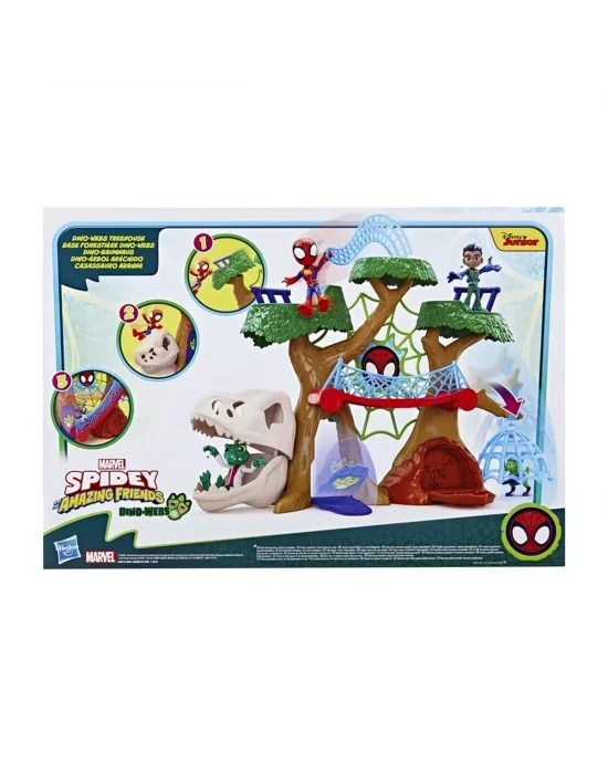 F9477 Spidey Ve İnanılmaz Arkadaşları - Dino Webs Ağaç Evi Set
