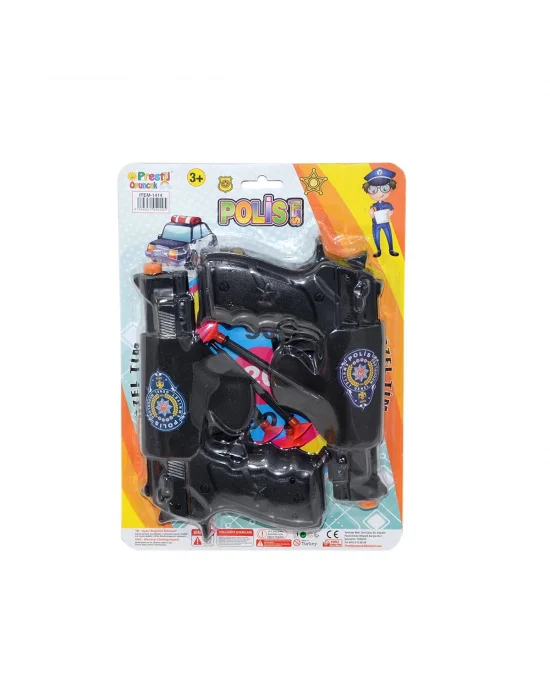 Fab 1414 2li Silahlı Polis Oyun Seti -prestij