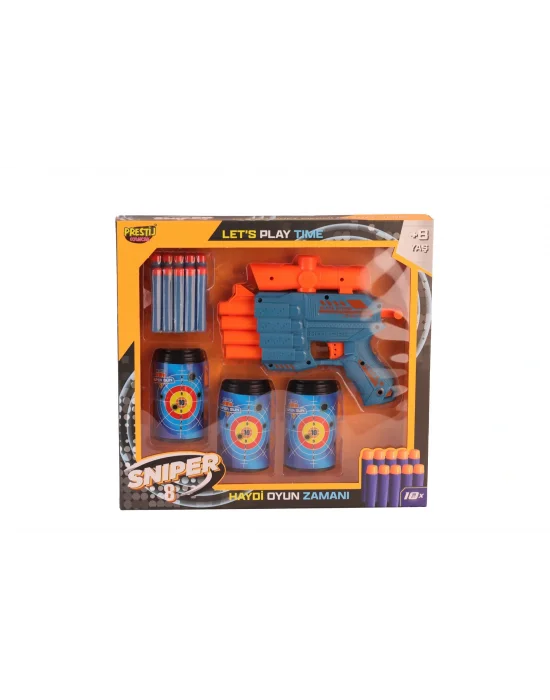Fab 5707 Kutulu 3 Hedefli Sniper 8 Dart Atıcı
