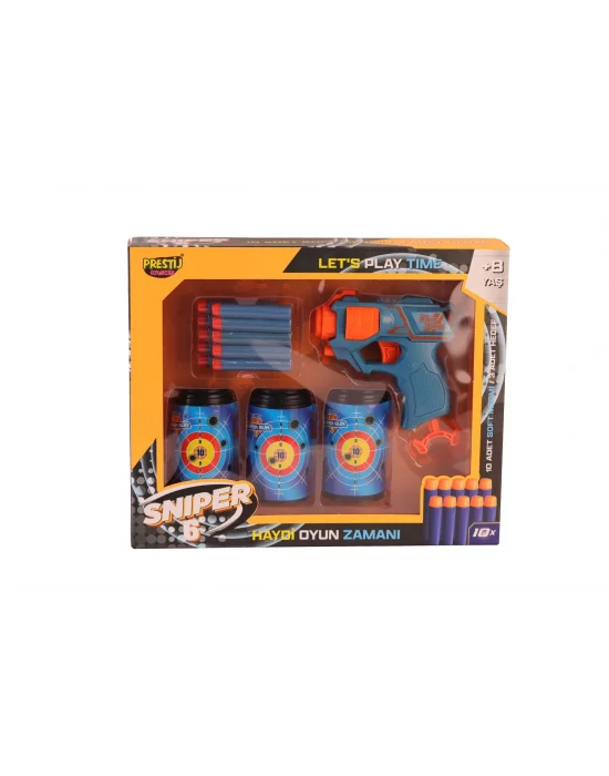 Fab 5909 Kutulu 3 Hedefli Sniper 6 Dart Atıcı