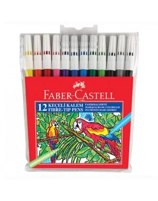Faber-Castell Keçeli K. 12 R. Yıkanabilir