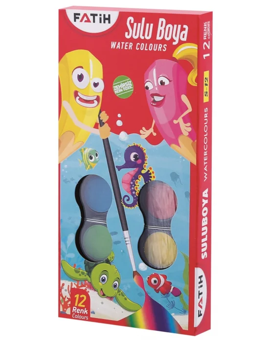 FATİH SULU BOYA 12 Lİ S12