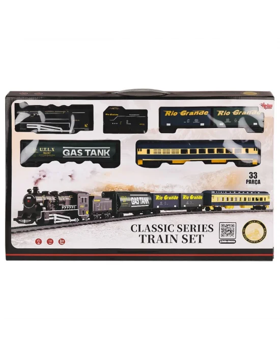Ff-1601c Işıklı Ve Sesli 33 Parça Classic Tren - Vardem Oyuncak