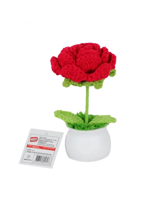 Fl-5 Kroşe Örgü Şakayık Çiçek -birliktoys