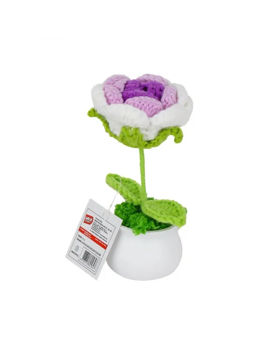 Fl-5 Kroşe Örgü Şakayık Çiçek -birliktoys