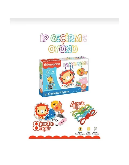 Fp2748 Fısher Prıce İp Geçirme Oyunuc Lacıng Game
