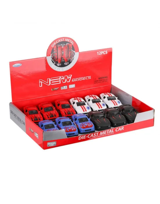 Fy6148-12d Metal Çek Bırak Araba -kidmar Oyuncak