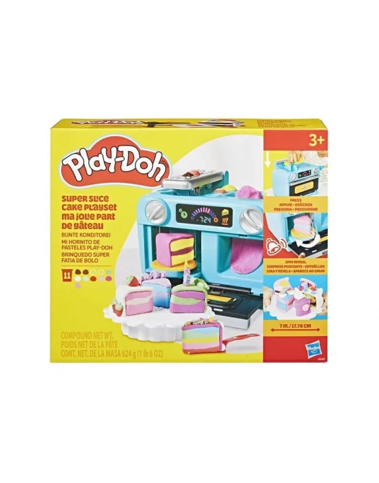 G0497 Play-doh Süper Dilimli Kek Oyun Seti +3 Yaş