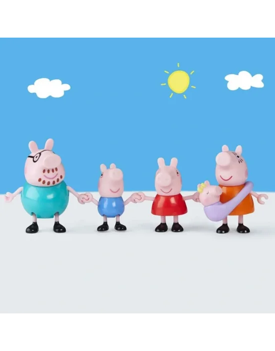 G0506 Peppa Pig Ve Ailesi 5li Figür Seti +3 Yaş