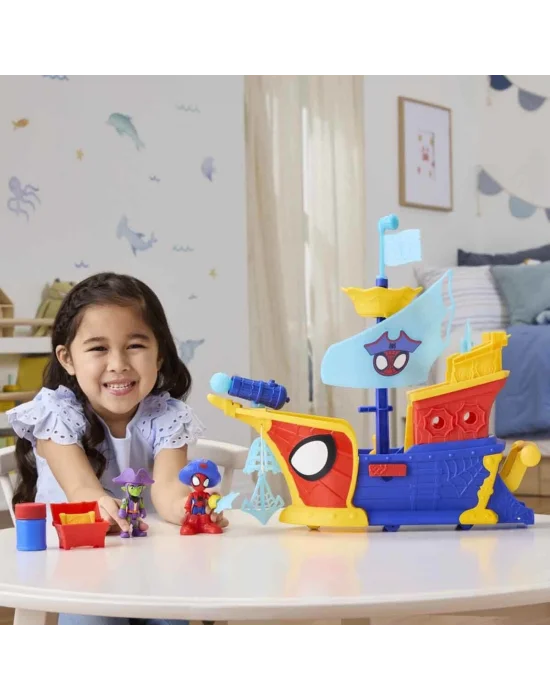 G0666 Spidey Ve İnanılmaz Arkadaşları Webs Ahoy Bubble Ship +3 Yaş