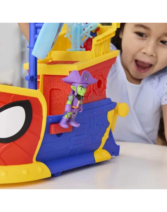 G0666 Spidey Ve İnanılmaz Arkadaşları Webs Ahoy Bubble Ship +3 Yaş