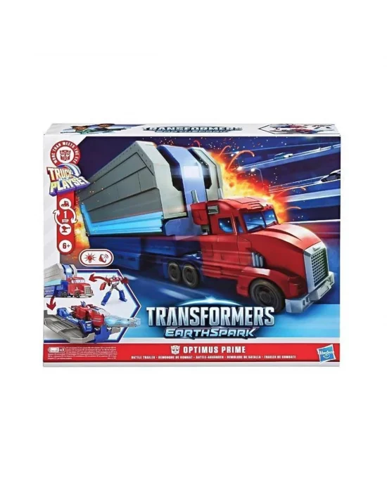 G0750 Transformers Earthspark Optimus Prime Savaş Tırı Oyun Seti