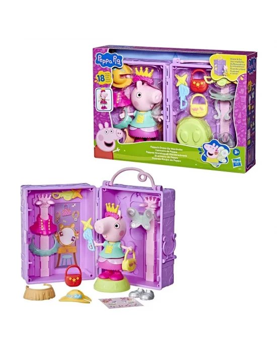 G1017 Peppa Pig Peppanın Giydirme Dolabı Oyun Seti