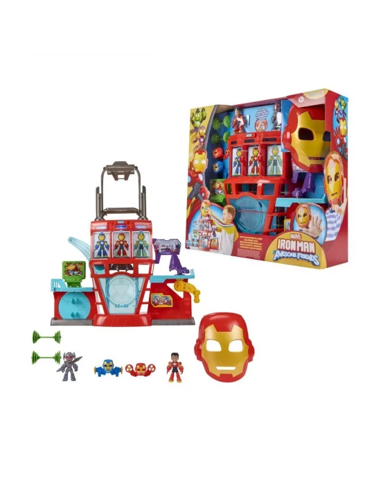 G1259 Iron Man And His Awesome Friends Iron Quarters Oyun Seti