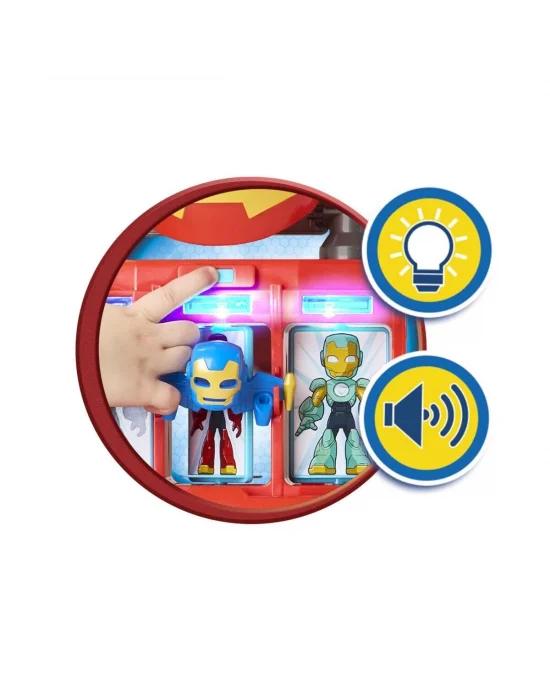 G1259 Iron Man And His Awesome Friends Iron Quarters Oyun Seti