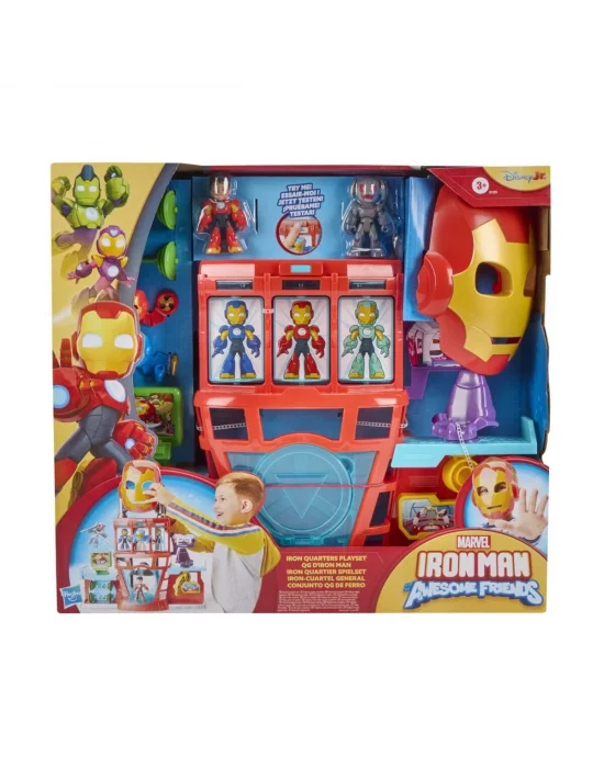 G1259 Iron Man And His Awesome Friends Iron Quarters Oyun Seti
