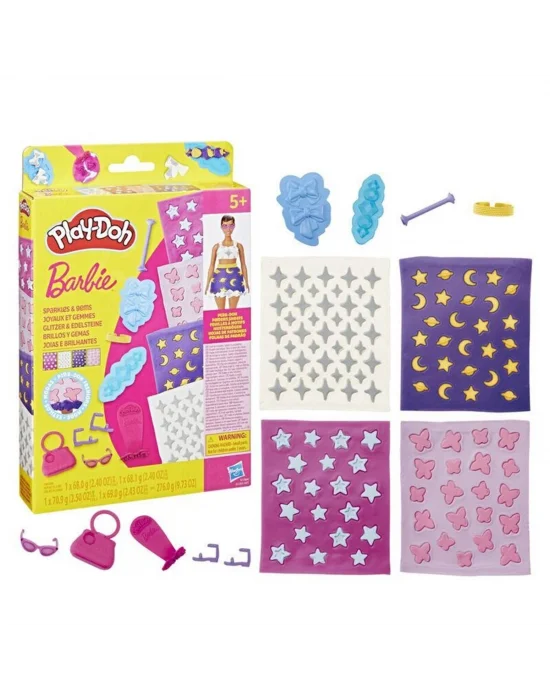 G1355 Play-doh Barbie Designer Desen Paketi Hamur Oyun Seti  +3 Yaş