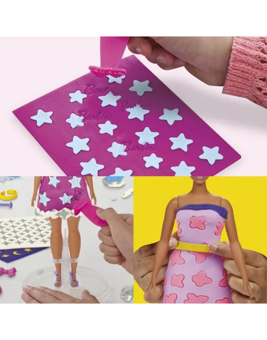 G1355 Play-doh Barbie Designer Desen Paketi Hamur Oyun Seti  +3 Yaş
