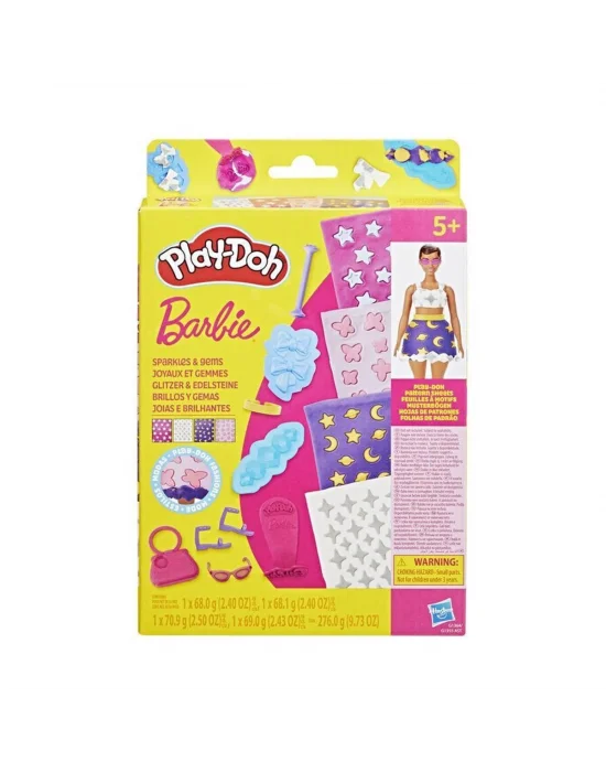 G1355 Play-doh Barbie Designer Desen Paketi Hamur Oyun Seti  +3 Yaş