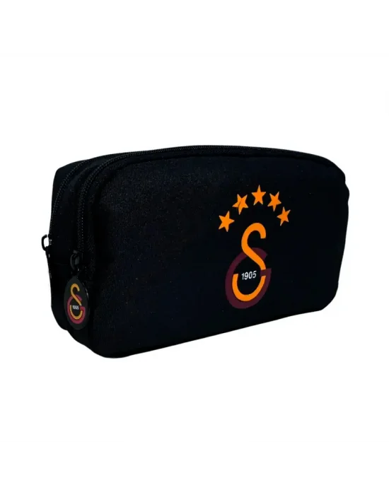 GALATASARAY 5 YILDIZ DETAYLI SİYAH KALEM ÇANTASI