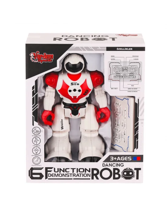 Gge-606-29 Kumandalı Işıklı Dansçı İnteraktif Robot -vardem Oyuncak