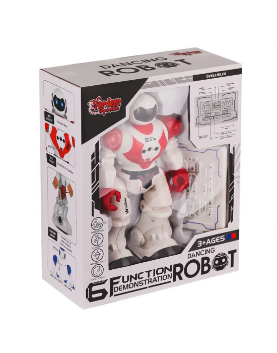 Gge-606-29 Kumandalı Işıklı Dansçı İnteraktif Robot -vardem Oyuncak