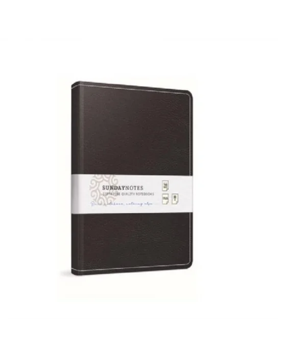 Gıpta Sunday Notes İplik Dikiş Deri Kapak Defter 17x24 Cm 140 Yaprak Çizgisiz