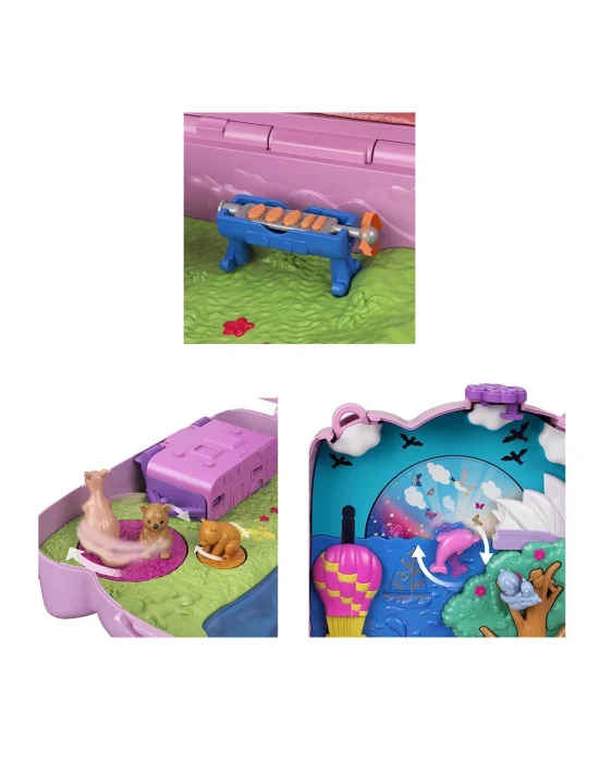 Gkj63 Polly Pocket Çanta Olabilen Micro Oyun Setleri / +4 Yaş