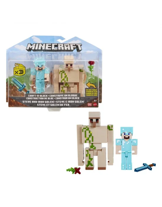 Gtt53 Minecraft 3.25inch-8.25cm Figürler - İkili Paket