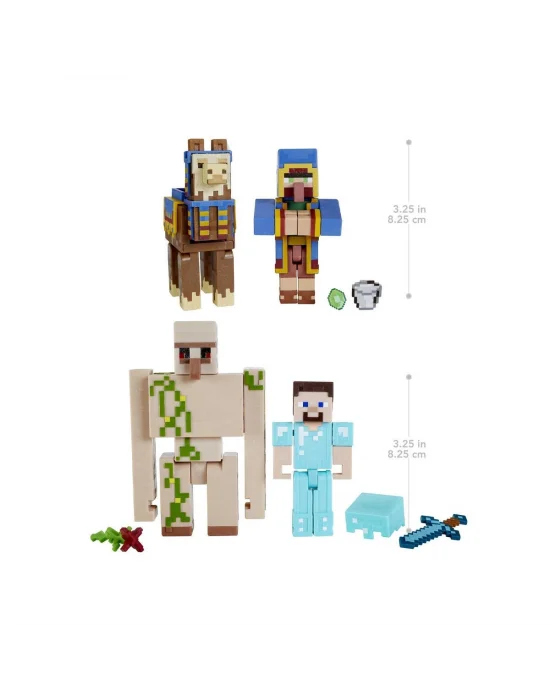 Gtt53 Minecraft 3.25inch-8.25cm Figürler - İkili Paket