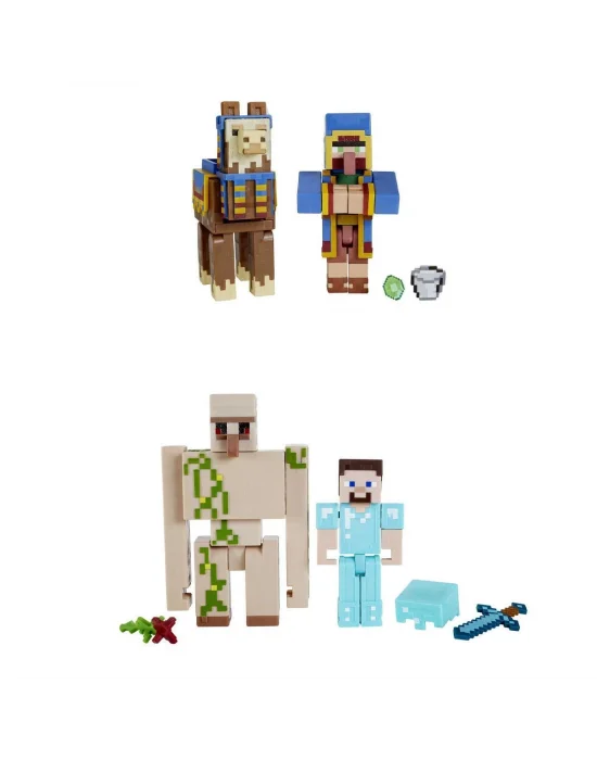 Gtt53 Minecraft 3.25inch-8.25cm Figürler - İkili Paket