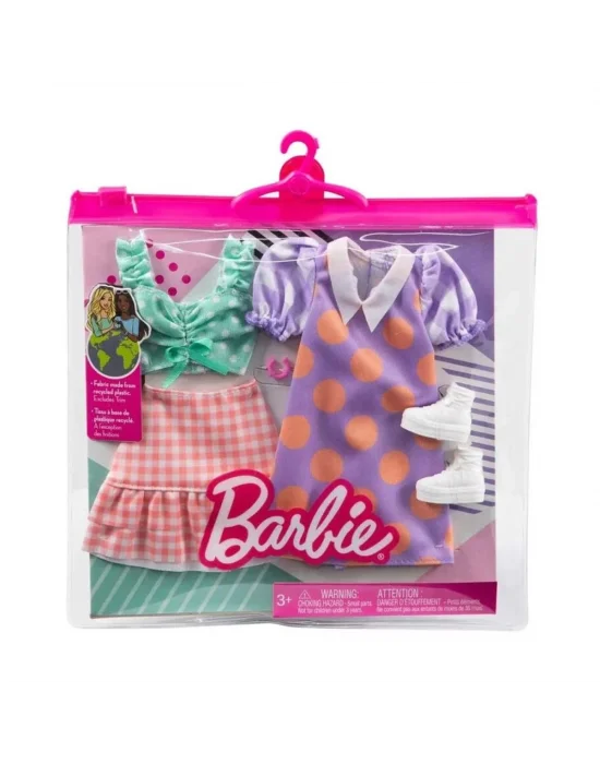 Gwf04 Barbienin Kıyafet Koleksiyonu 2li Paketler / +3 Yaş